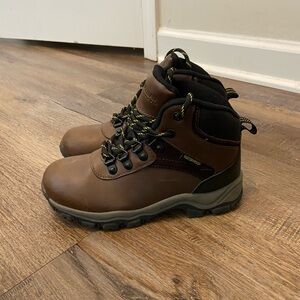 Magellan Waterproof Brown Hiking Boots for Kids